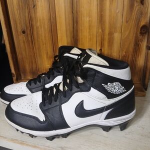 Nike Air Jordan Black and White Men's Shoes